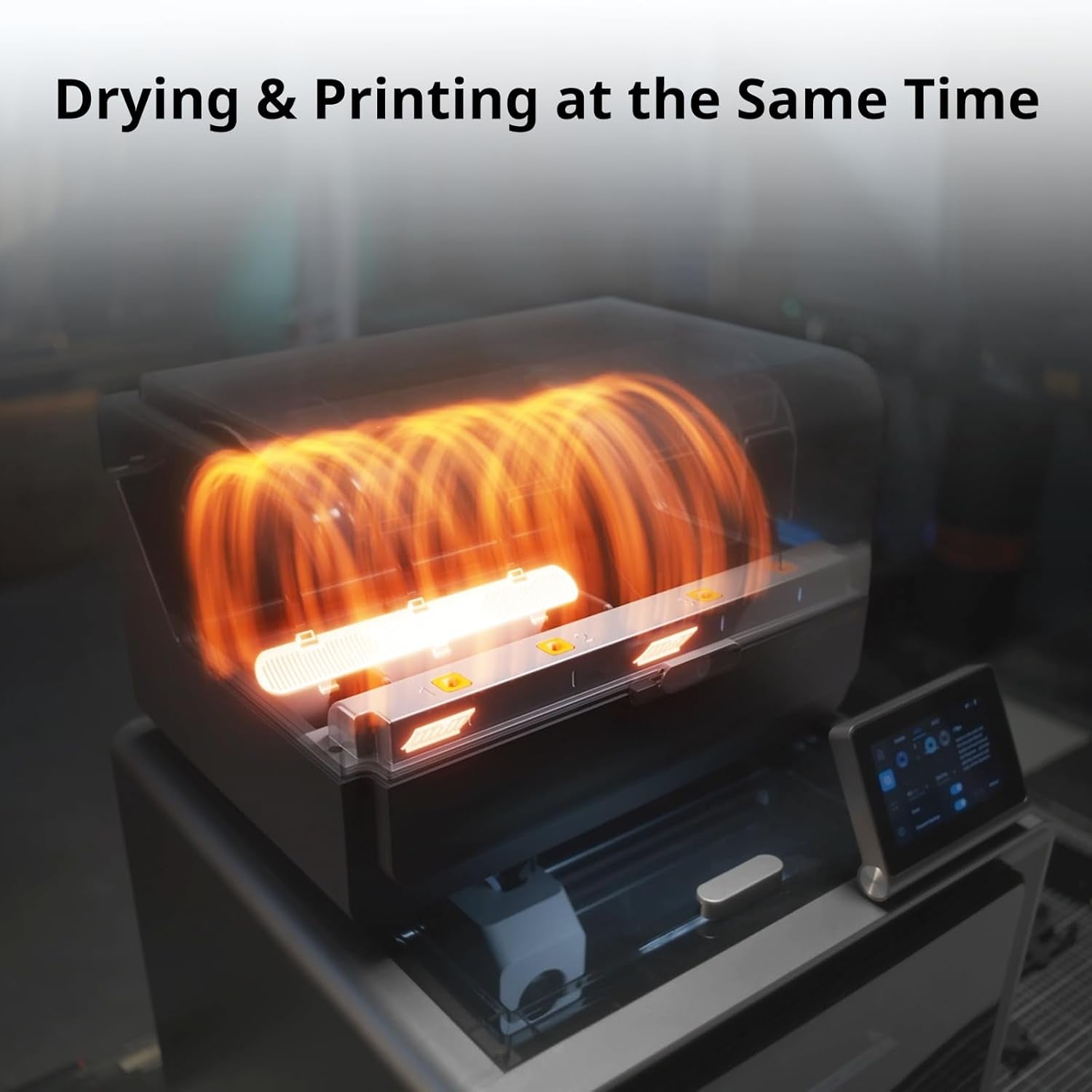 Kobra S1 Combo 3D Printer, 4 Stunning Multicolor with  ACE PRO, 600Mm/S High Speed and 320℃ Hotend Free-Clog Extruder, Intelligent Drying While Printing, Built-In Camera 250*250*250Mm