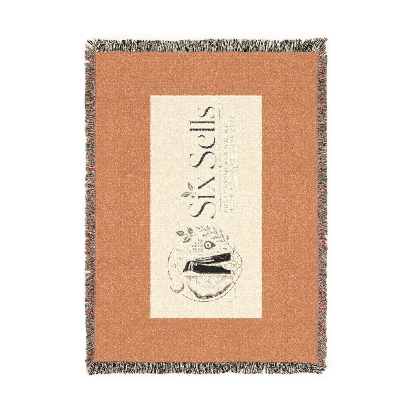 Triple Moon Woven Blanket — Celestial Throw for Home, Astrology & Pagan Gifts