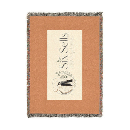 Triple Moon Woven Blanket — Celestial Throw for Home, Astrology & Pagan Gifts
