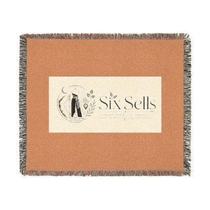 Triple Moon Woven Blanket — Celestial Throw for Home, Astrology & Pagan Gifts