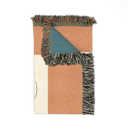 Triple Moon Woven Blanket — Celestial Throw for Home, Astrology & Pagan Gifts