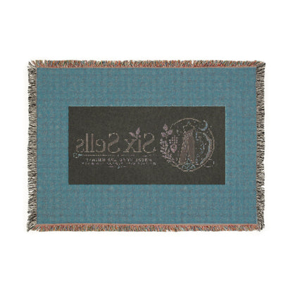 Triple Moon Woven Blanket — Celestial Throw for Home, Astrology & Pagan Gifts