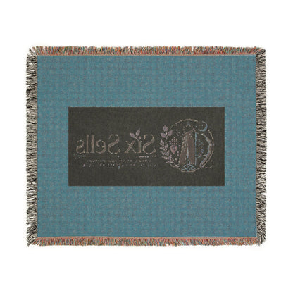 Triple Moon Woven Blanket — Celestial Throw for Home, Astrology & Pagan Gifts