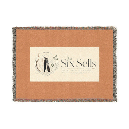 Triple Moon Woven Blanket — Celestial Throw for Home, Astrology & Pagan Gifts