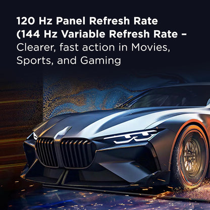 55-Inch QM7 Qd-Mini LED QLED 4K Smart TV with Google TV (55QM751G, 2024 Model) Dolby Vision IQ, Dolby Atmos, HDR, Game Accelerator up to 240Hz, Voice Remote, Works with Alexa, Streaming Television