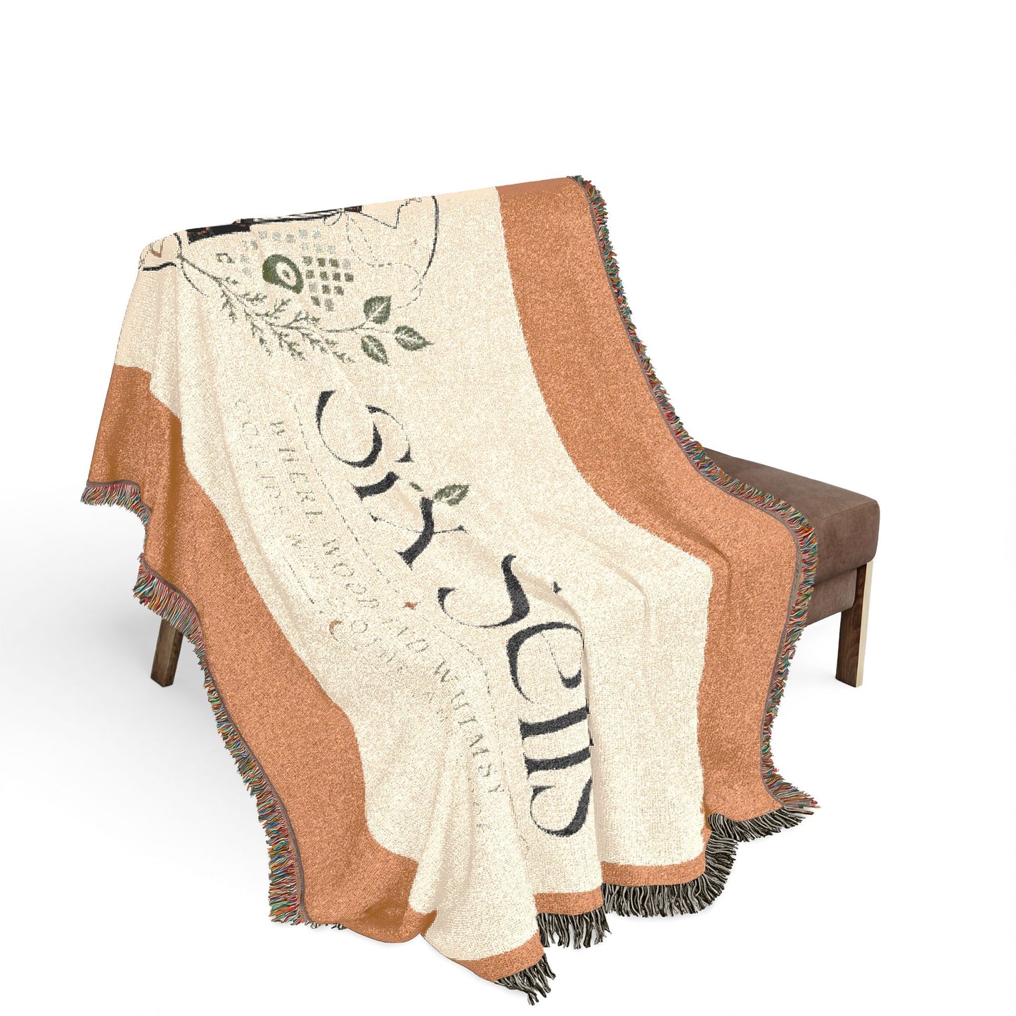 Triple Moon Woven Blanket — Celestial Throw for Home, Astrology & Pagan Gifts