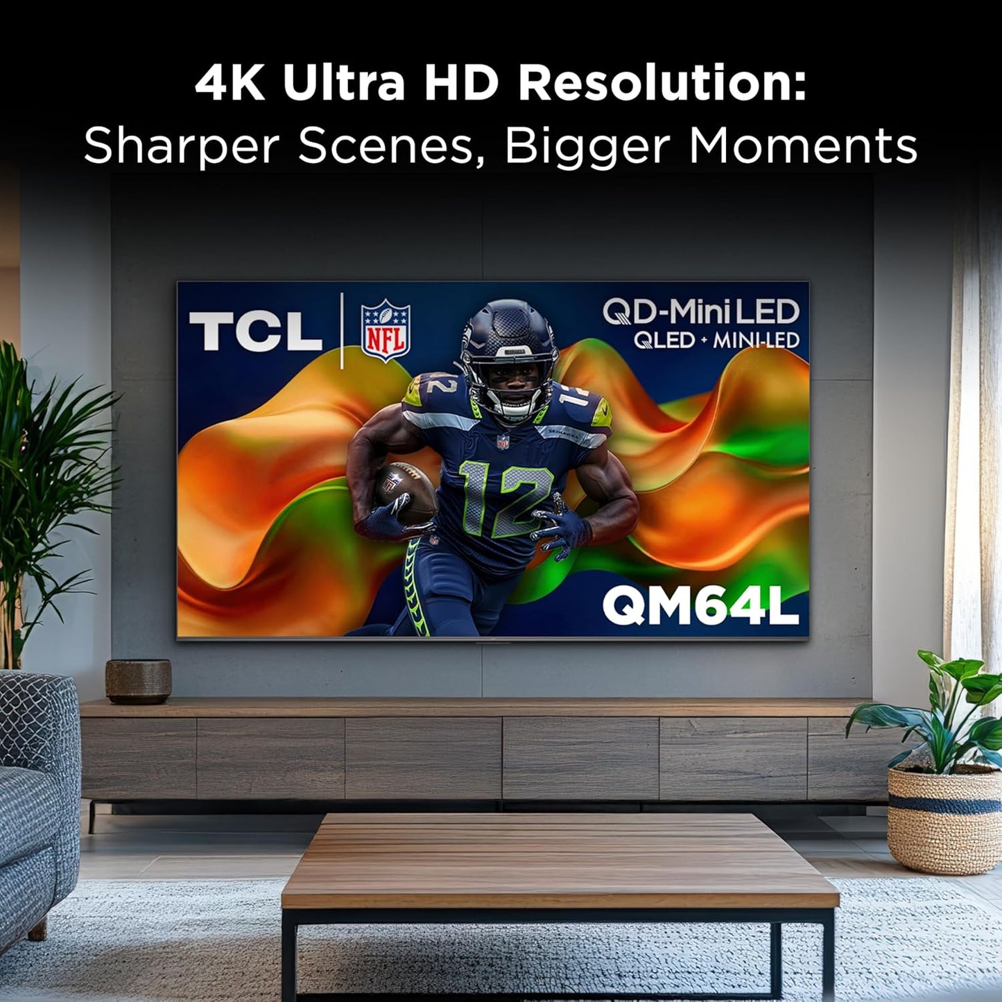 75-Inch QM64L Series QLED 4K Smart Qd-Mini LED TV with Fire TV (2026 Model) New Halo Control System, LD500 Precise Dimming Series, High Contrast HVA Panel, 144Hz Native Panel Refresh Rate