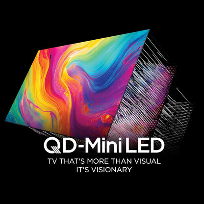 75-Inch QM64L Series QLED 4K Smart Qd-Mini LED TV with Fire TV (2026 Model) New Halo Control System, LD500 Precise Dimming Series, High Contrast HVA Panel, 144Hz Native Panel Refresh Rate