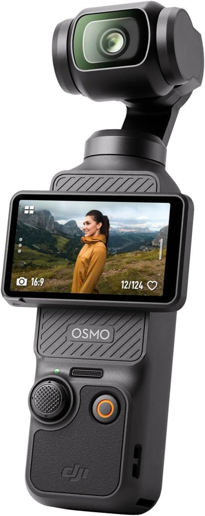Osmo Pocket 3, Vlogging Cameras with 1'' CMOS & 4K/120Fps Vlog Camera, 3-Axis Stabilization, Fast Focusing, Face/Object Tracking, Digital Vlogging Camera for Youtube