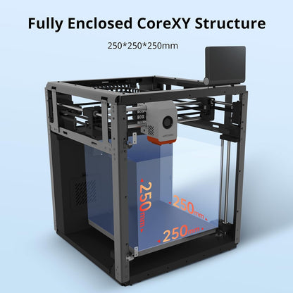 Kobra S1 Combo 3D Printer, 4 Stunning Multicolor with  ACE PRO, 600Mm/S High Speed and 320℃ Hotend Free-Clog Extruder, Intelligent Drying While Printing, Built-In Camera 250*250*250Mm