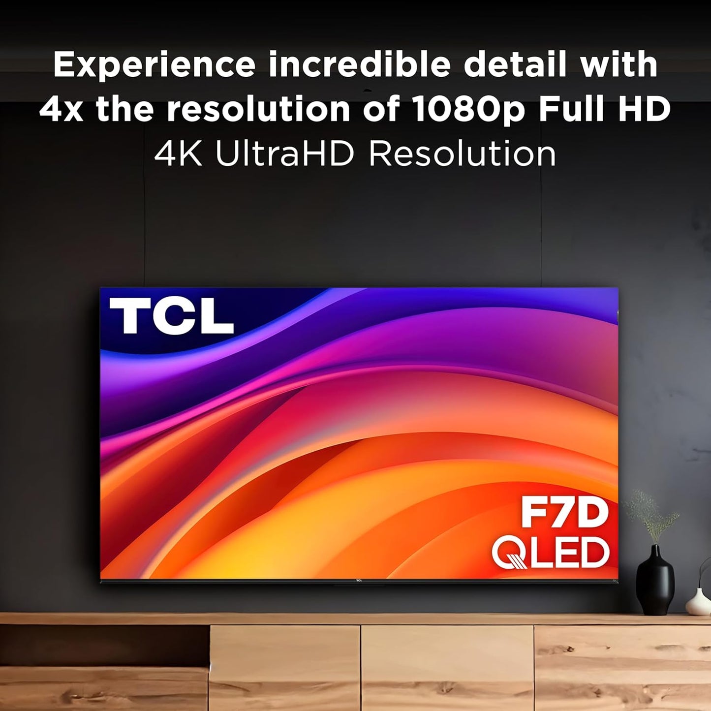 85" F7D Class 4K UHD HDR QLED Smart TV with Fire TV – 85F7D