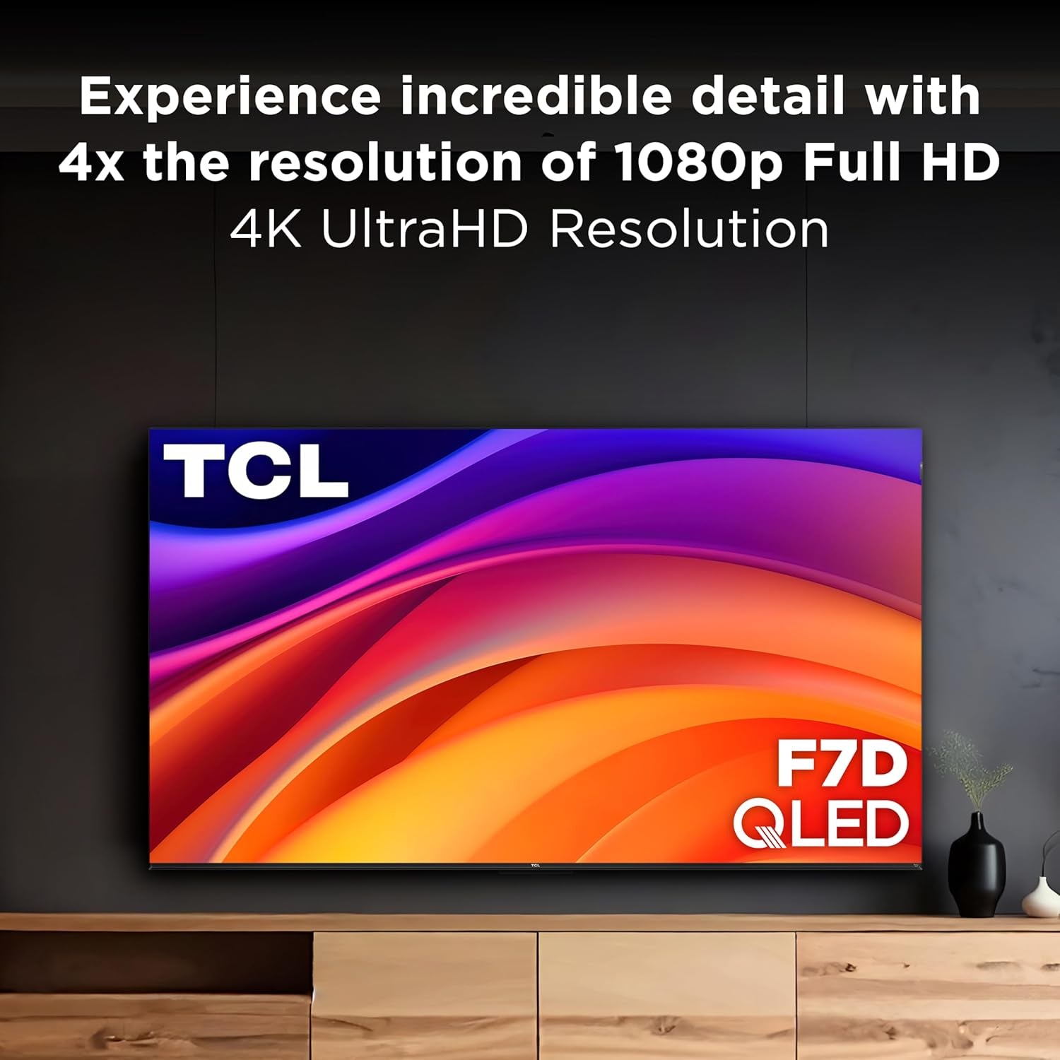 85" F7D Class 4K UHD HDR QLED Smart TV with Fire TV – 85F7D