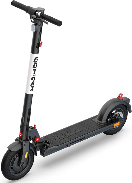 Electric Scooter for Adults, Max 29/61 Km Range and 25/32 Km/H Speed, 10" Tire, Powered by 300/500W Motor with Long Life Battery, Durable Aluminum Alloy Frame Foldable Escooter for Commute