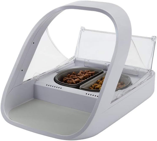 Sure Petcare Surefeed Microchip Pet Feeder Connect - Selective Pet Feeder - Great for Pets on Prescription or Weight Management Diets - Integrated Scales - Data Pushed to Smartphone