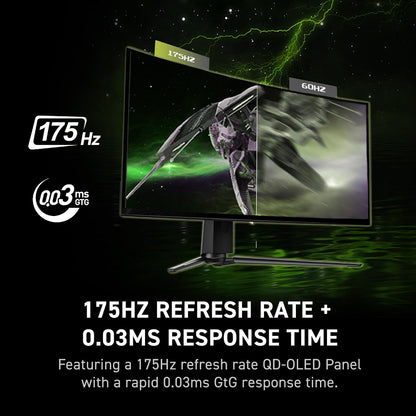 MAG341CQP QD-OLED, 34 Curved Gaming Monitor, 3440 X 1440 (UWQHD), OLED 0.03Ms Response Time, 175Hz, True Black HDR 400, HDMI, DP Port, USB Type C, Tilt, Height