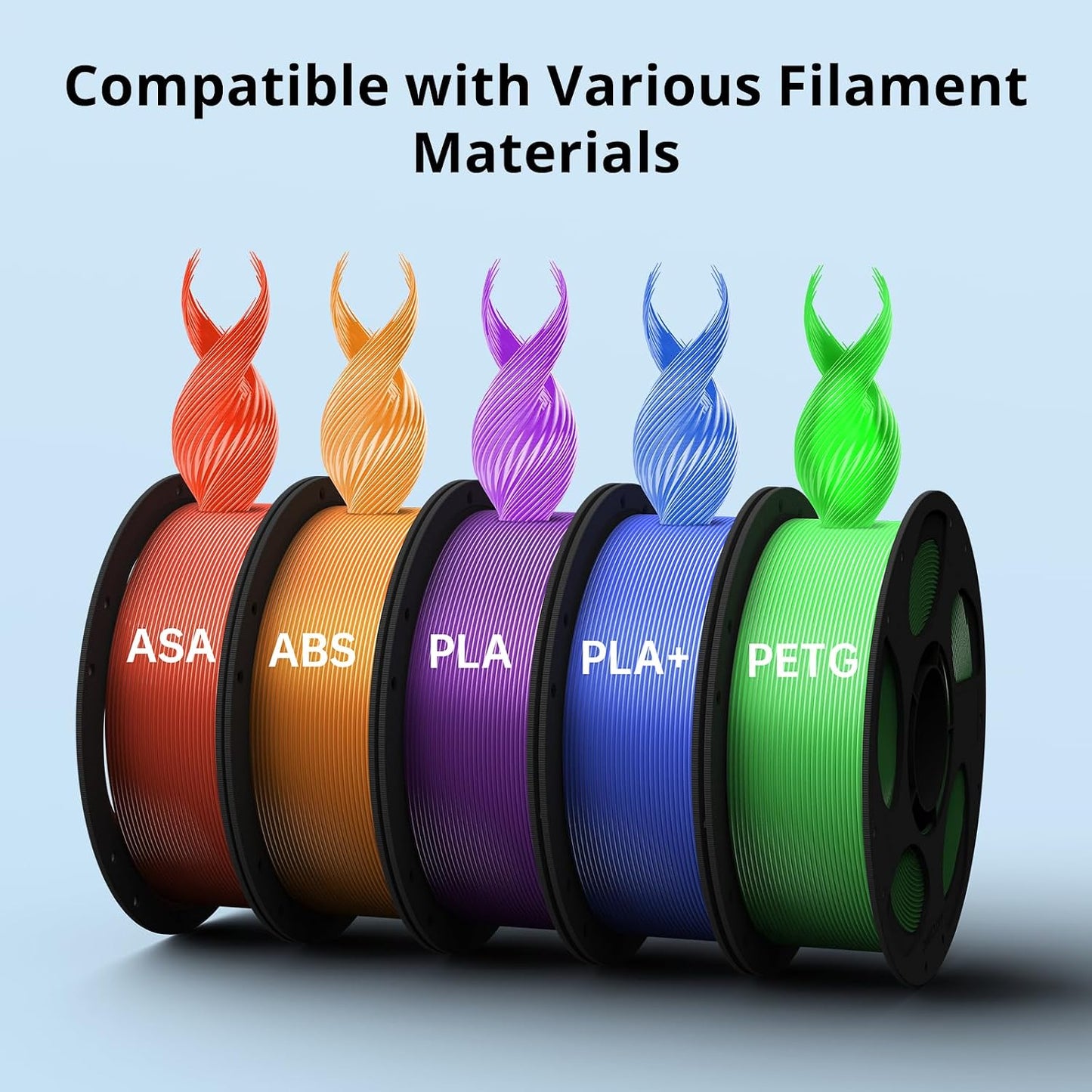 Kobra S1 Combo 3D Printer, 4 Stunning Multicolor with  ACE PRO, 600Mm/S High Speed and 320℃ Hotend Free-Clog Extruder, Intelligent Drying While Printing, Built-In Camera 250*250*250Mm