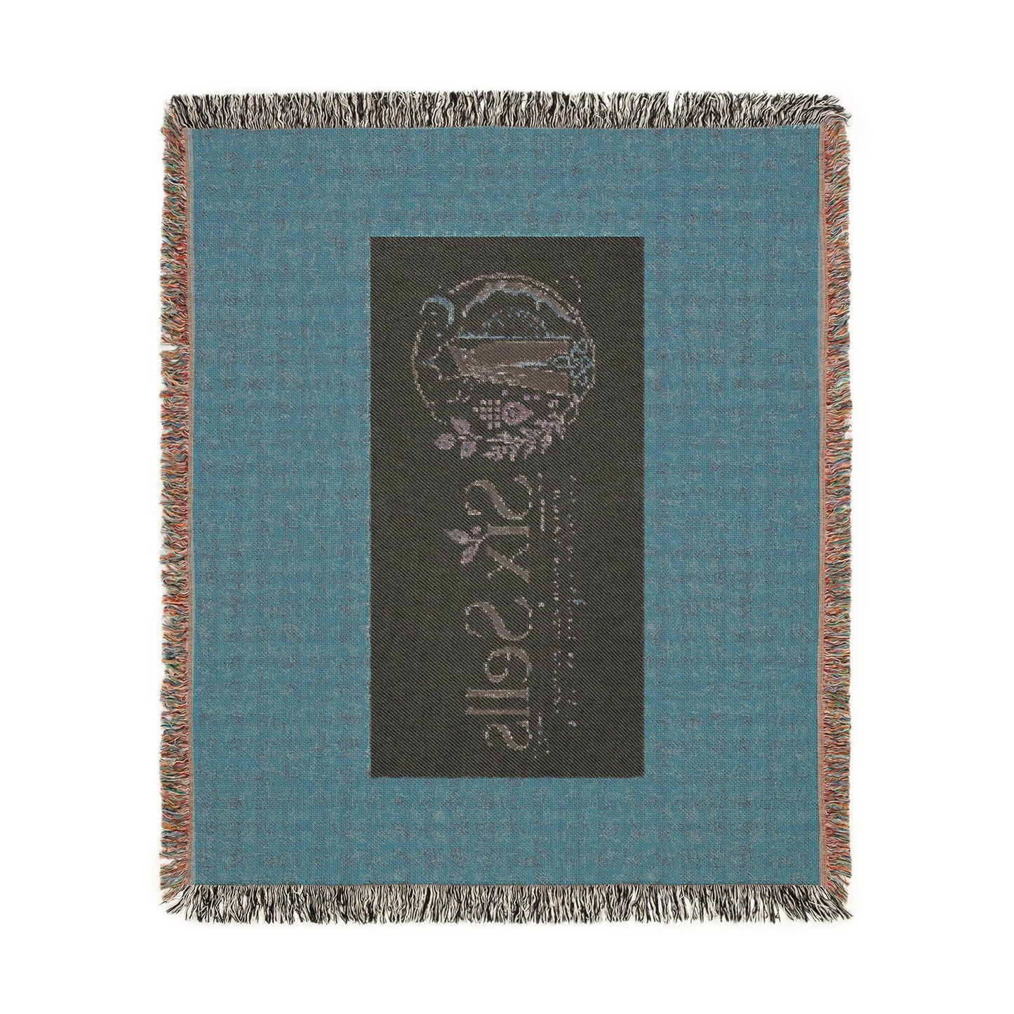 Triple Moon Woven Blanket — Celestial Throw for Home, Astrology & Pagan Gifts