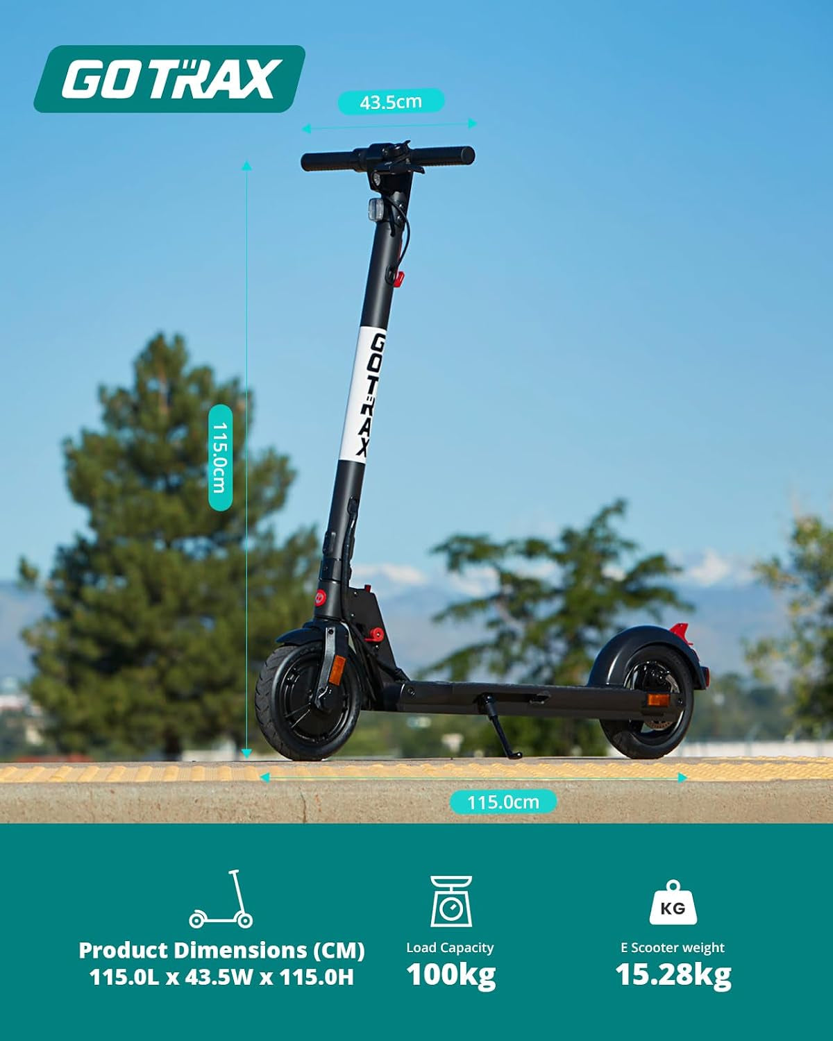 Electric Scooter for Adults, Max 29/61 Km Range and 25/32 Km/H Speed, 10" Tire, Powered by 300/500W Motor with Long Life Battery, Durable Aluminum Alloy Frame Foldable Escooter for Commute