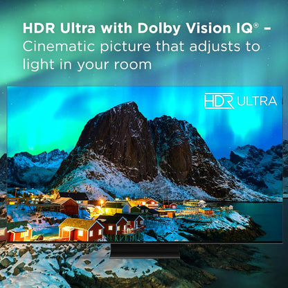 55-Inch QM7 Qd-Mini LED QLED 4K Smart TV with Google TV (55QM751G, 2024 Model) Dolby Vision IQ, Dolby Atmos, HDR, Game Accelerator up to 240Hz, Voice Remote, Works with Alexa, Streaming Television