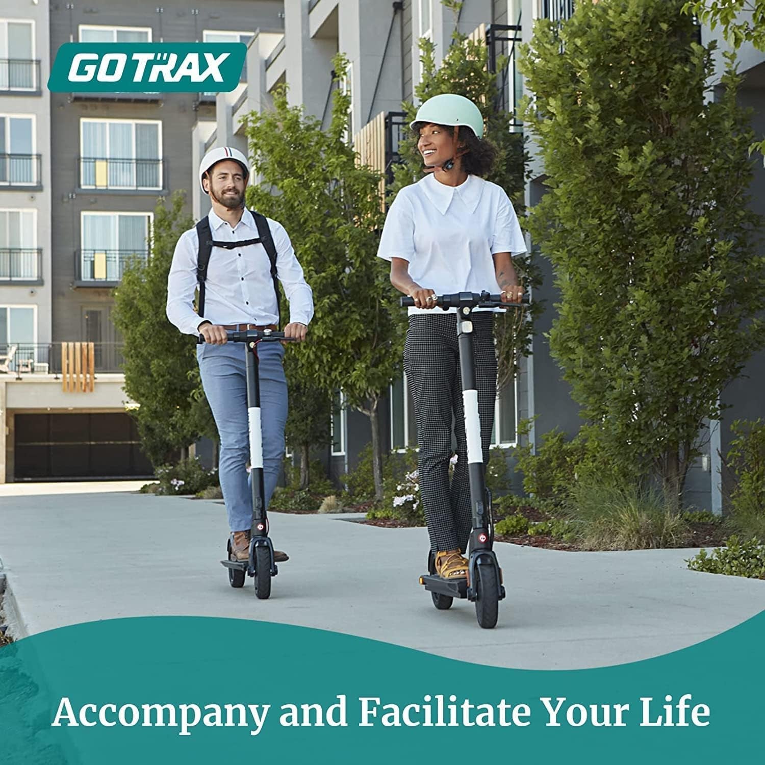Electric Scooter for Adults, Max 29/61 Km Range and 25/32 Km/H Speed, 10" Tire, Powered by 300/500W Motor with Long Life Battery, Durable Aluminum Alloy Frame Foldable Escooter for Commute